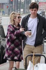 EMMA ROBERTS heading to a Caffe in Los Angeles 0702