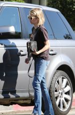 EMMA ROBERTS in Jeans Out Shopping in West Hollywood