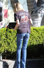 EMMA ROBERTS in Jeans Out Shopping in West Hollywood