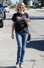 EMMA ROBERTS in Jeans Out Shopping in West Hollywood