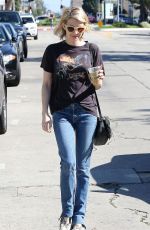 EMMA ROBERTS in Jeans Out Shopping in West Hollywood