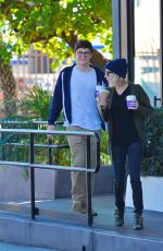 EMMA ROBERTS Leaves a Coffee Bean and Tea Leaf in Los Angeles