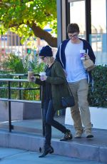 EMMA ROBERTS Leaves a Coffee Bean and Tea Leaf in Los Angeles