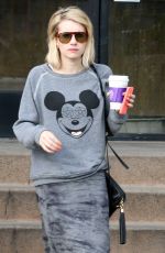 EMMA ROBERTS Leaves Coffee Bean and Tea Leaf in Los Angeles 0802