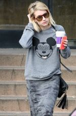 EMMA ROBERTS Leaves Coffee Bean and Tea Leaf in Los Angeles 0802