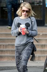 EMMA ROBERTS Leaves Coffee Bean and Tea Leaf in Los Angeles 0802