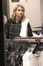 EMMA ROBERTS Shopping at The Grove in Los Angeles