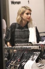 EMMA ROBERTS Shopping at The Grove in Los Angeles