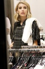 EMMA ROBERTS Shopping at The Grove in Los Angeles