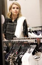EMMA ROBERTS Shopping at The Grove in Los Angeles