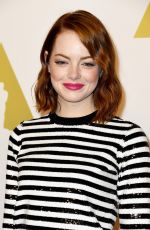 EMMA STONE at Academy Awards 2015 Nominee Luncheon in Beverly Hills