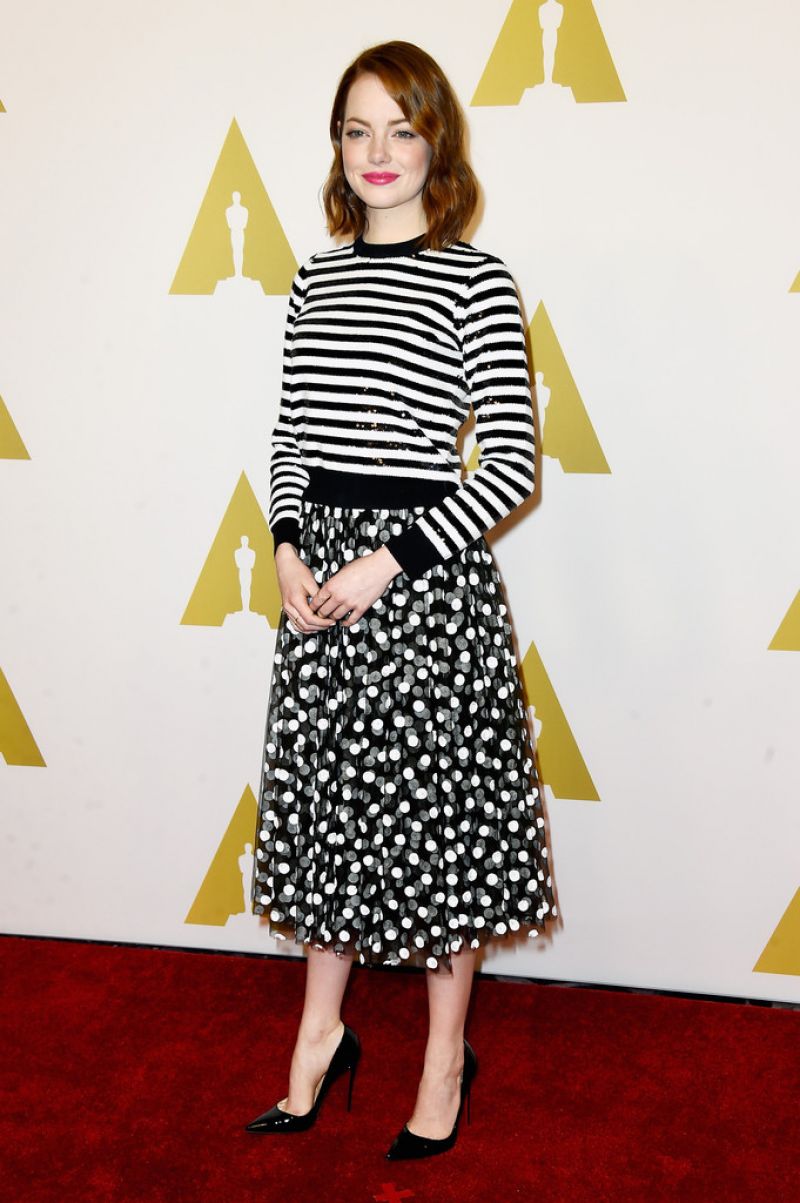 EMMA STONE at Academy Awards 2015 Nominee Luncheon in Beverly Hills ...