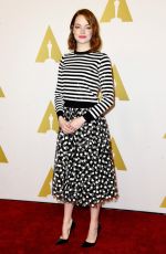 EMMA STONE at Academy Awards 2015 Nominee Luncheon in Beverly Hills