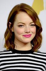 EMMA STONE at Academy Awards 2015 Nominee Luncheon in Beverly Hills