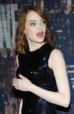 EMMA STONE at SNL 40th Anniversary Celebration in New York