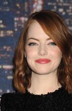 EMMA STONE at SNL 40th Anniversary Celebration in New York