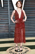 EMMA STONE at Vanity Fair Oscar Party in Hollywood