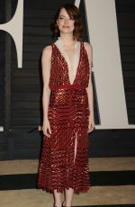 EMMA STONE at Vanity Fair Oscar Party in Hollywood