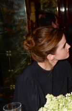 EMMA WATSON at Charles Finch and Chanel Pre-bafta Party in London