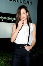 EMMY ROSSUM at An Exhibition at the De Re Gallery in Los Angeles