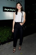 EMMY ROSSUM at An Exhibition at the De Re Gallery in Los Angeles