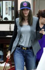 EMMY ROSSUM Leaves a Nail Salon in Beverly Hills
