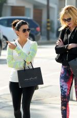 EVA LONGORIA and MELANIE GRIFFITH Out Shopping in Beverly Hills