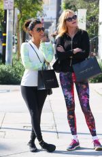 EVA LONGORIA and MELANIE GRIFFITH Out Shopping in Beverly Hills