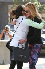 EVA LONGORIA and MELANIE GRIFFITH Out Shopping in Beverly Hills