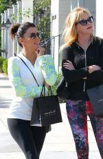 EVA LONGORIA and MELANIE GRIFFITH Out Shopping in Beverly Hills