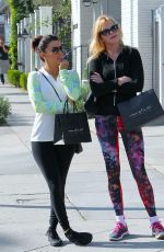 EVA LONGORIA and MELANIE GRIFFITH Out Shopping in Beverly Hills