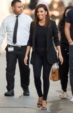 EVA LONGORIA Arrives at Jimmy Kimmel Live! on Hollywood