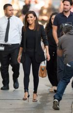 EVA LONGORIA Arrives at Jimmy Kimmel Live! on Hollywood
