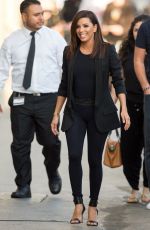 EVA LONGORIA Arrives at Jimmy Kimmel Live! on Hollywood