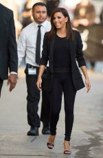 EVA LONGORIA Arrives at Jimmy Kimmel Live! on Hollywood