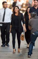 EVA LONGORIA Arrives at Jimmy Kimmel Live! on Hollywood
