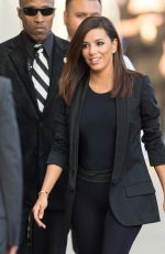 EVA LONGORIA Arrives at Jimmy Kimmel Live! on Hollywood