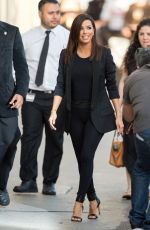 EVA LONGORIA Arrives at Jimmy Kimmel Live! on Hollywood