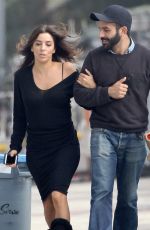 EVA LONGORIA Filming a Commercial in Malibu