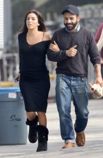 EVA LONGORIA Filming a Commercial in Malibu