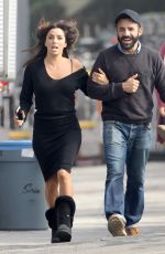 EVA LONGORIA Filming a Commercial in Malibu