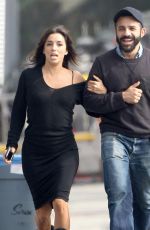 EVA LONGORIA Filming a Commercial in Malibu