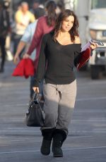 EVA LONGORIA Filming a Commercial in Malibu