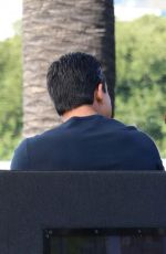 EVA LONGORIA on the Set of Extra in Los Angeles