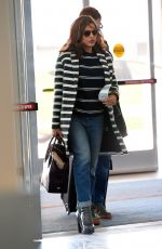 EVA MENDES Arrives at JFK Airport in New York 2002