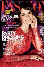 EVANGELINE LILLY in Fashion Magazine, Winter 2015 Issue