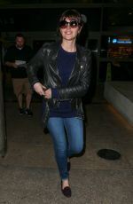 FELICITY JONES Arrives at LAX Airport in Los Angeles 2002