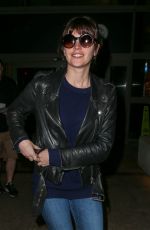 FELICITY JONES Arrives at LAX Airport in Los Angeles 2002