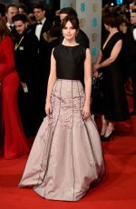 FELICITY JONES at 2015 EE British Academy Film Awards in London