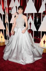 FELICITY JONES at 87th Annual Academy Awards at the Dolby Theatre in Hollywood